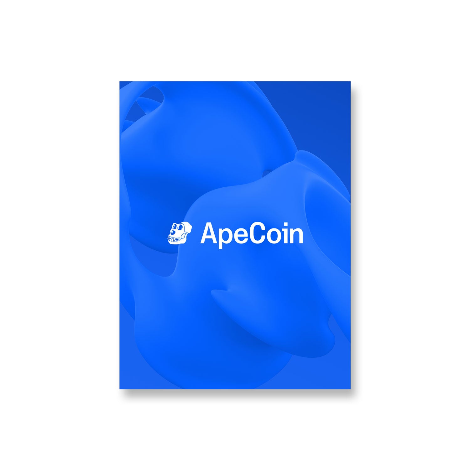 ape apecoin bayc poster crypto nft and web3 wall art