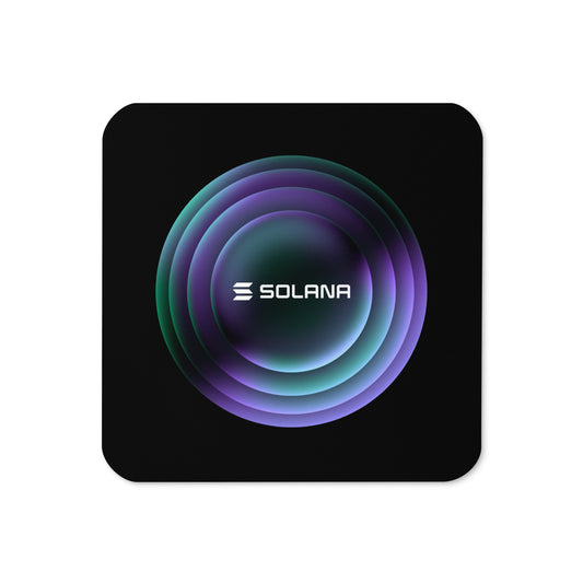 Solana Logo Cork-back Coaster