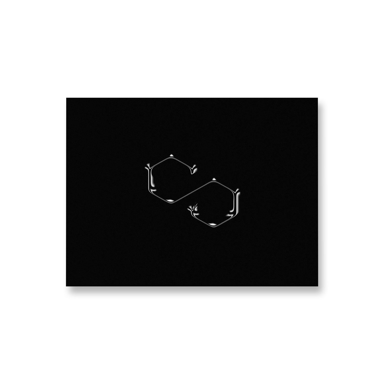 matic polygon chrome logo poster Digital print