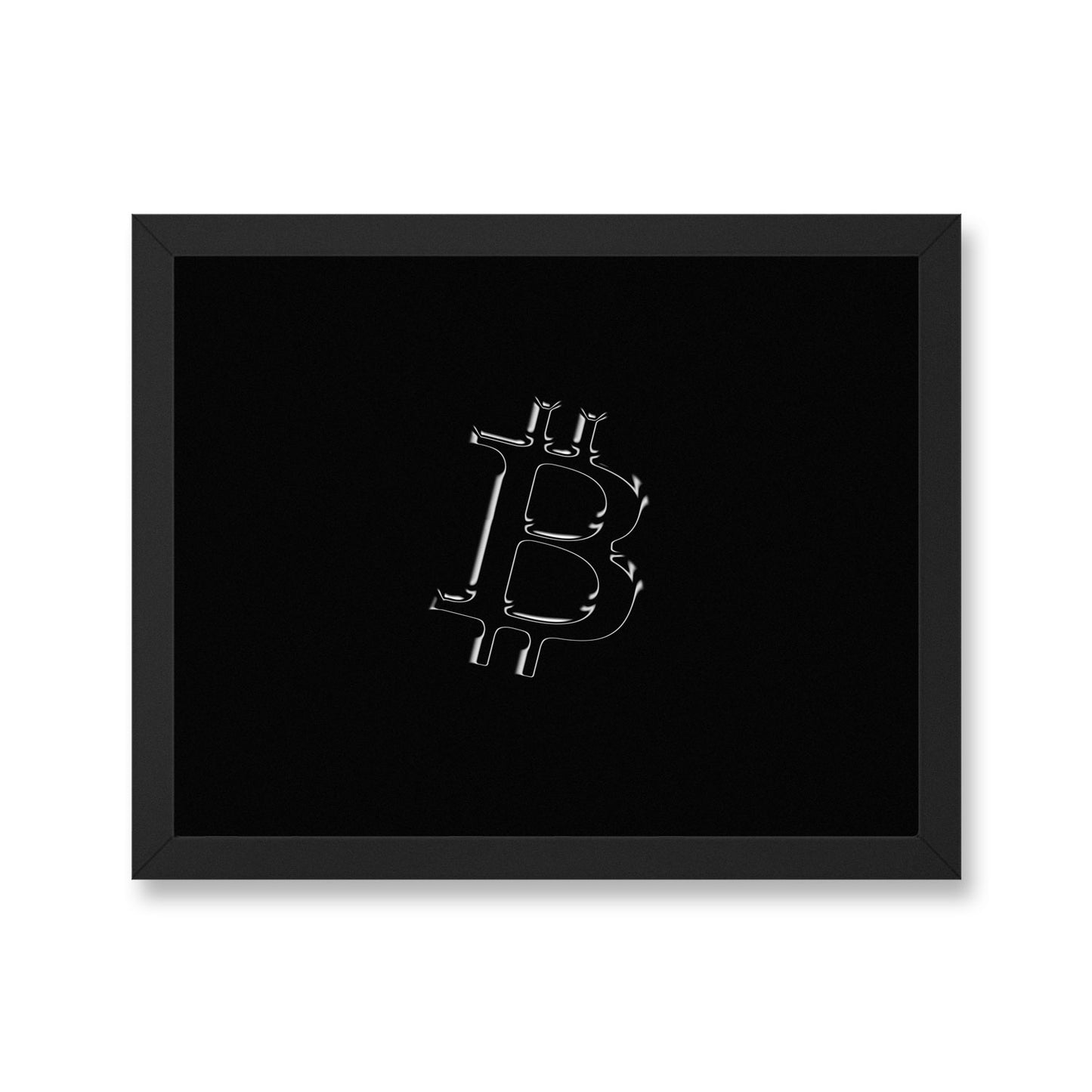 bitcoin logo poster crypto print btc print