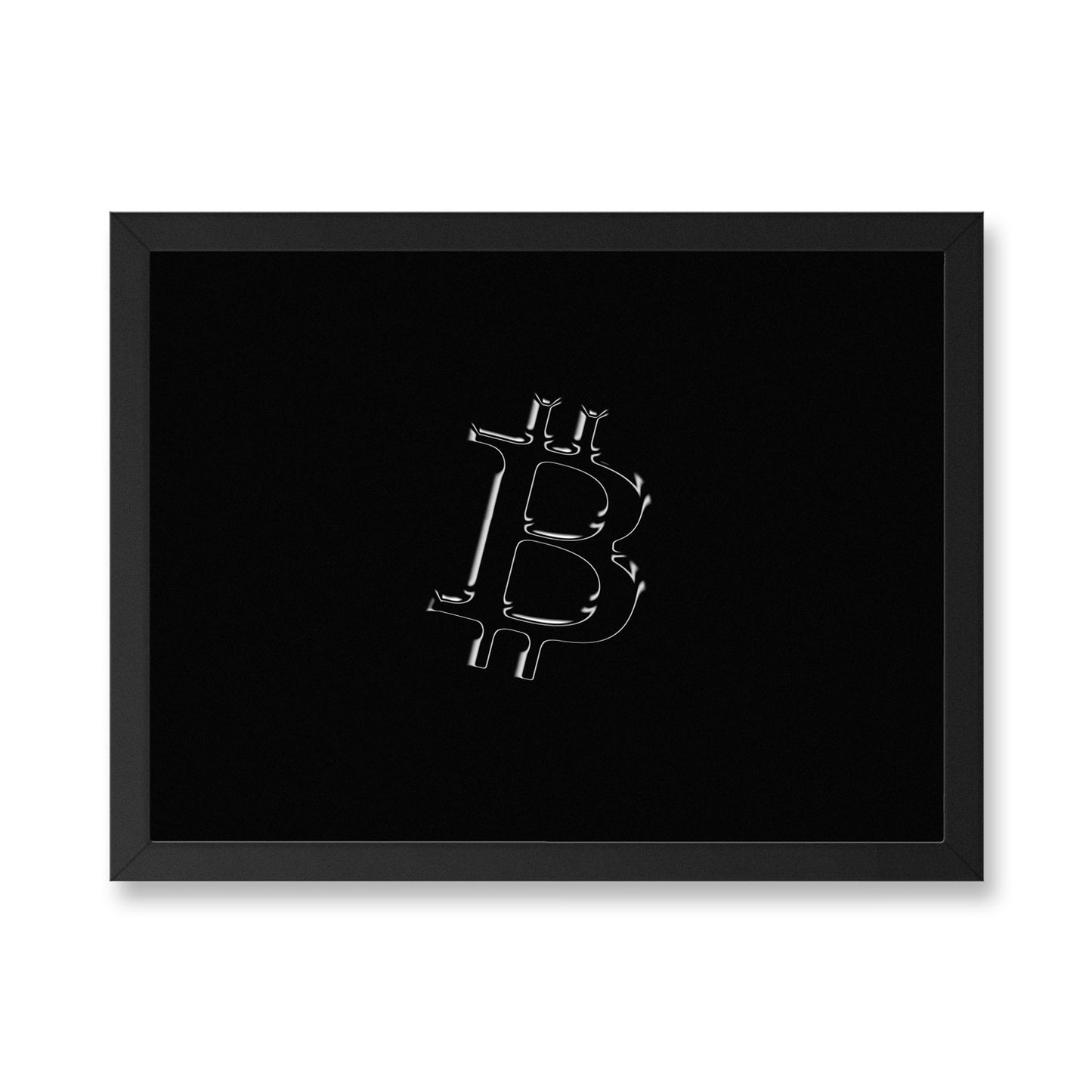 bitcoin logo poster crypto print btc print