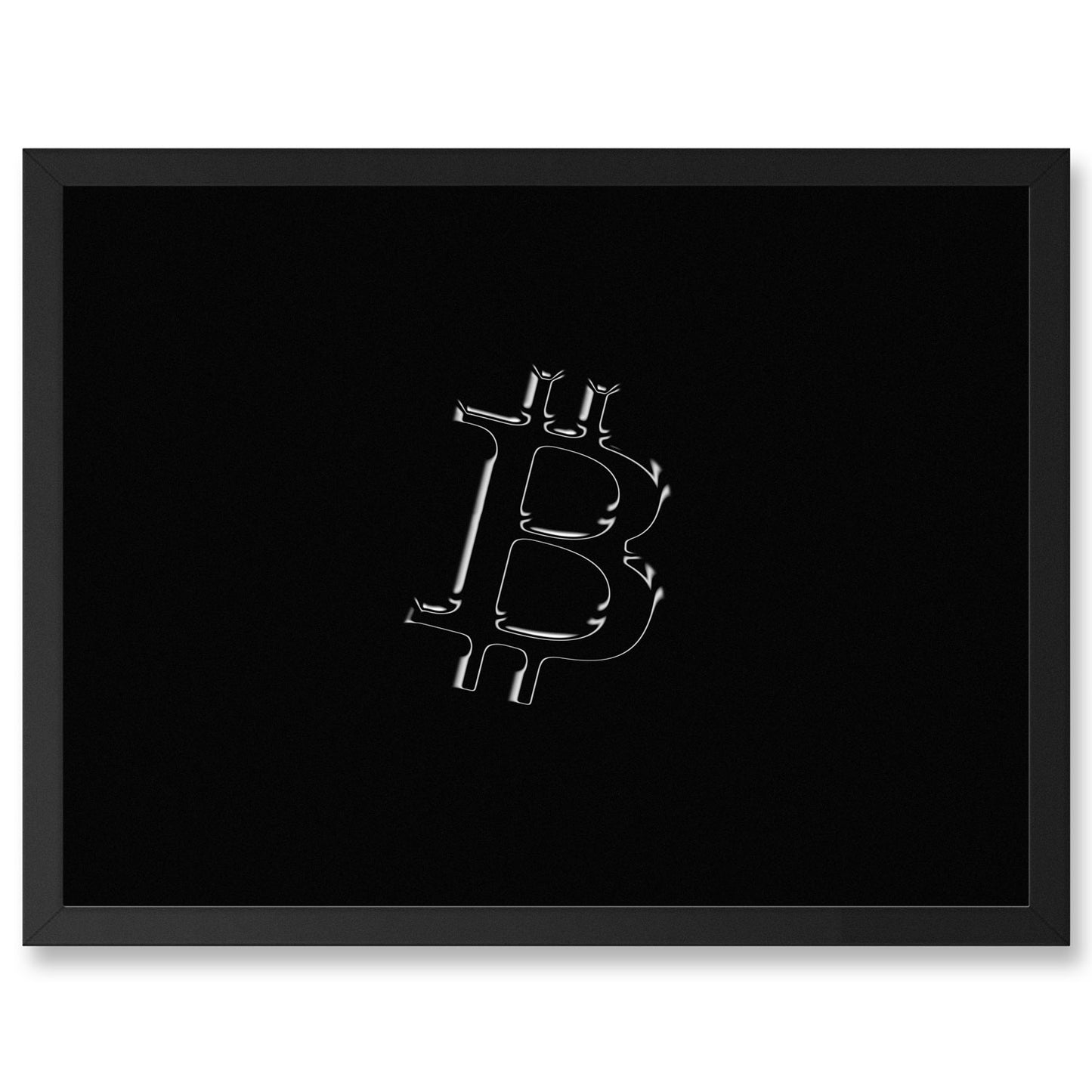 bitcoin logo large poster crypto big print btc print