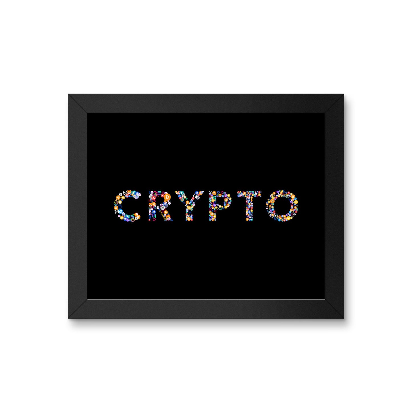 Crypto Patchwork Poster