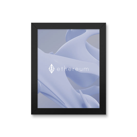Ethereum Abstract Poster
