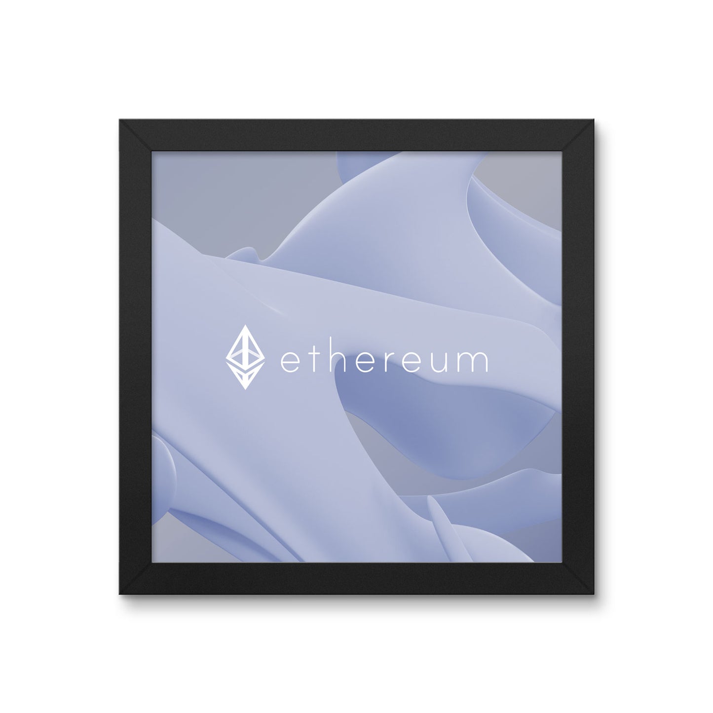 Ethereum Abstract Poster