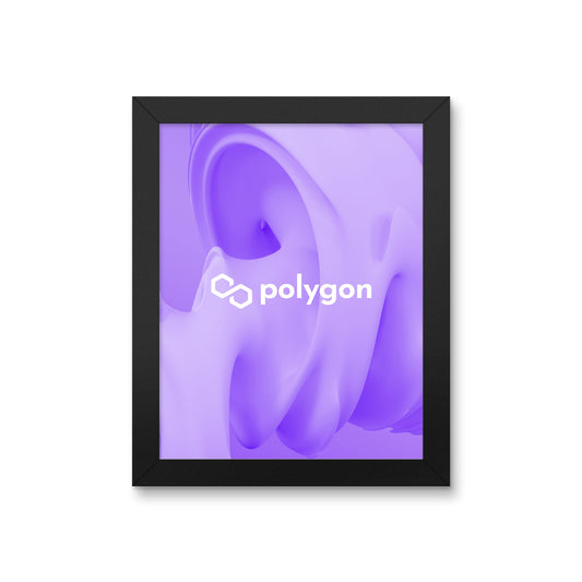 Polygon Abstract Poster