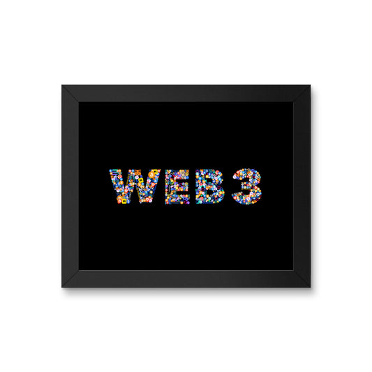 web3 logo posters crypto wall art