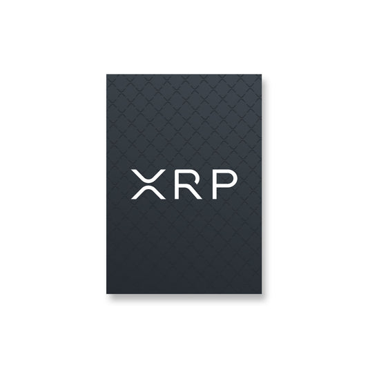 xrp ripple logo poster art crypto logo print